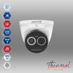 SRPTDN256/5M - Serage White Bi-Spectrum Premium Thermal Dome Camera