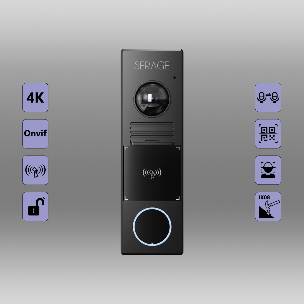 11 SRADB2 - 8MP Commercial Doorbell